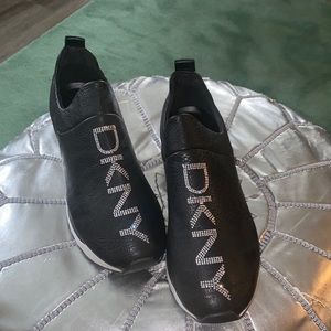 DKNY Leather Slip On Sneaker